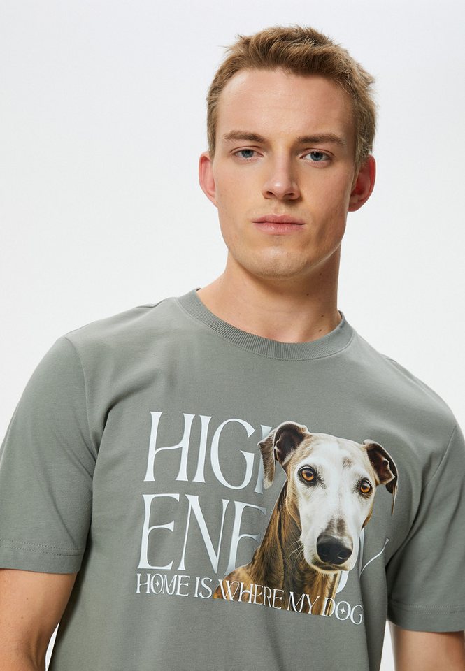 Koton T-Shirt Kurzärmelig Rundhalsausschnitt T-Shirt von Koton