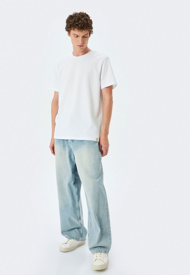 Koton T-Shirt Kurzärmelig Rundhalsausschnitt T-Shirt von Koton