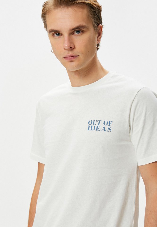 Koton T-Shirt Kurzärmelig Rundhalsausschnitt Tshirt Koton T-Shirt Kurzärmelig Rundhalsausschnitt Tshirt von Koton