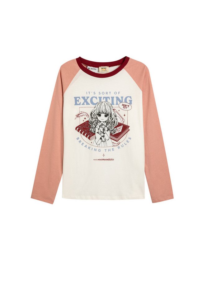 Koton T-Shirt Rundhalsausschnitt Langärmelig von Koton