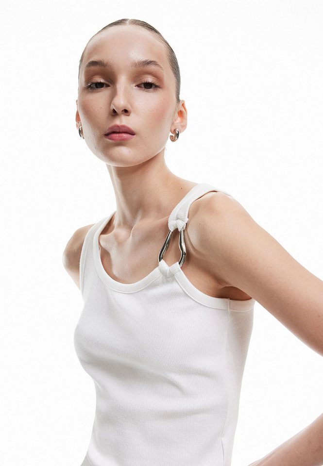 Koton Tanktop Asymmetrischer Kragen Ärmellos Tanktop von Koton