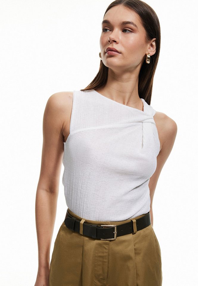Koton Tanktop Asymmetrischer Kragen Ärmellos Tanktop Koton Tanktop Asymmetrischer Kragen Ärmellos Tanktop von Koton