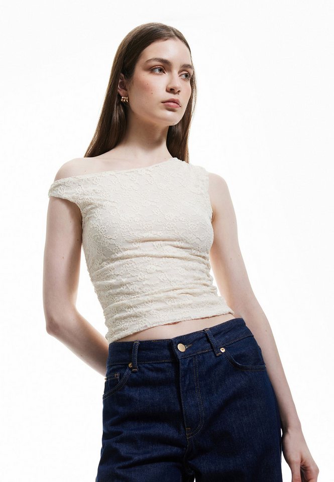 Koton Tanktop Asymmetrischer Kragen Ärmellos Tanktop von Koton