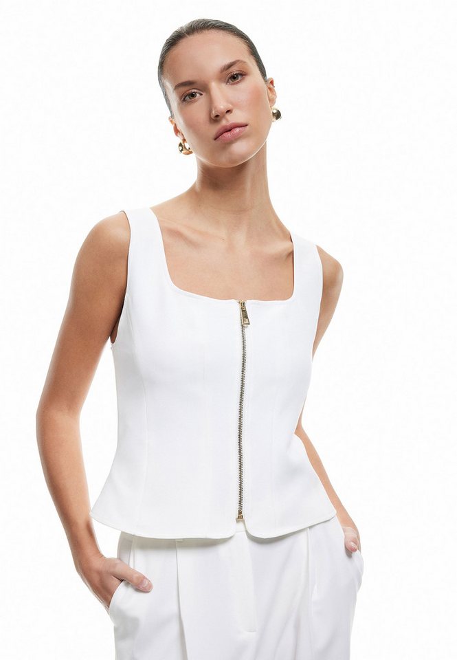 Koton Tanktop Quadrat Kragen Ärmellos Tanktop von Koton