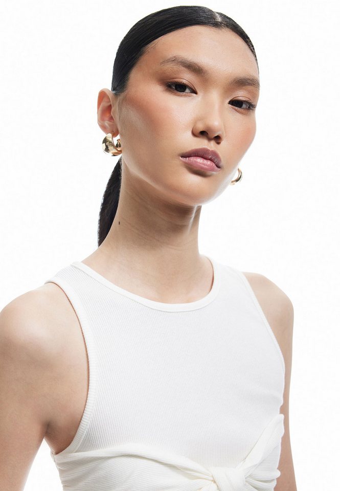 Koton Tanktop Rundhalsausschnitt Ärmellos Tanktop von Koton