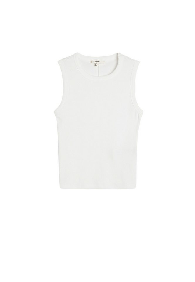 Koton Tanktop Rundhalsausschnitt Ärmellos Tanktop von Koton