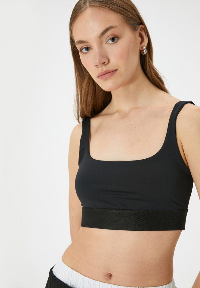 Koton Tanktop U-Kragen Ärmellos Tanktop von Koton