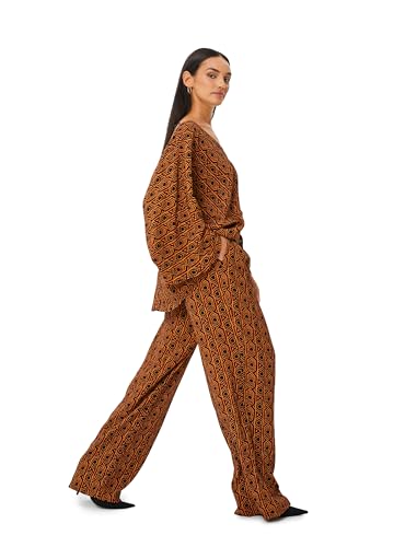 Koton Tassel Detail High Rise Wide Leg Drawstring Trousers Koton Tassel Detail High Rise Wide Leg Drawstring Trousers von Koton