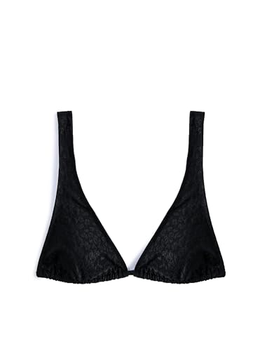 Koton Thick Strappy Floral Tissued Triangle Bikini Top von Koton