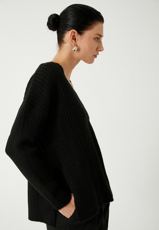 Koton V-Ausschnitt-Pullover V-Kragen Oversize von Koton