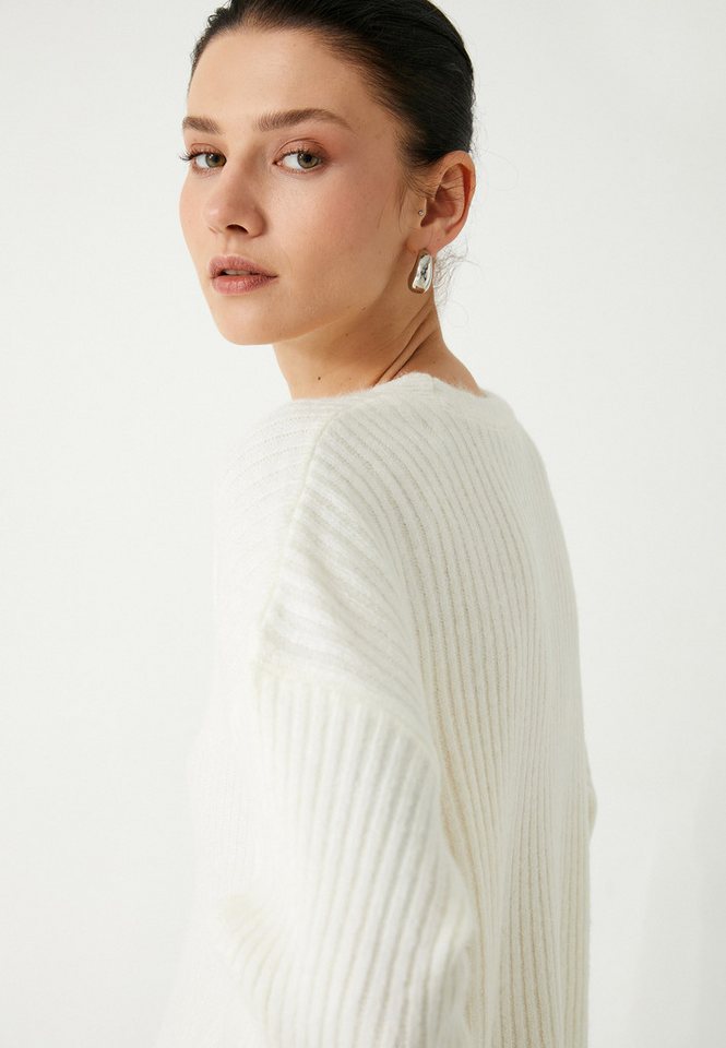 Koton V-Ausschnitt-Pullover V-Kragen Oversize von Koton
