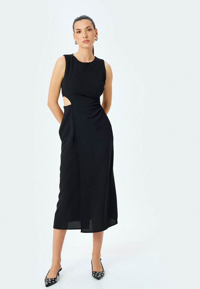 Koton Wickelkleid Midi Länge Drapiert Wickelkleid von Koton