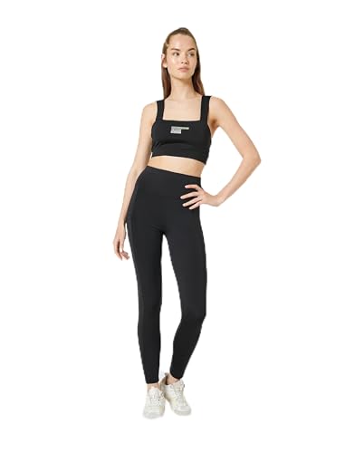 Koton Women Basic Sport Leggings Stitch Detail High Rise von Koton