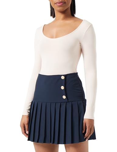 Koton Women Button Detail Pleated Mini Skirt von Koton