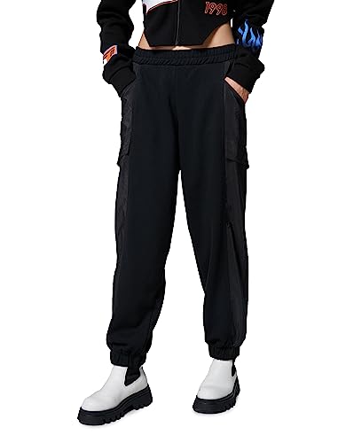 Koton Women Cargo Pocket Elastic Waist Jogger Sweatpants von Koton