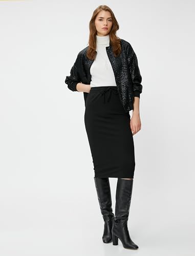 Koton Women Drawstring Midi Pencil Skirt von Koton