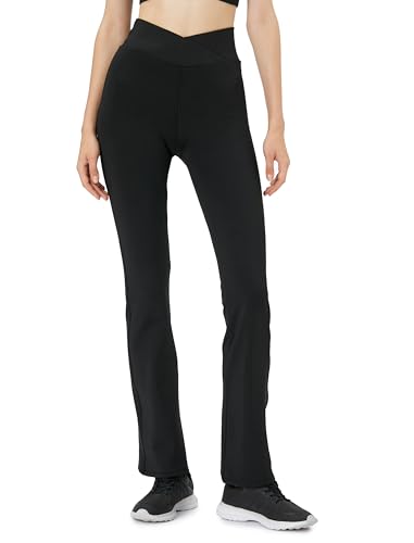 Koton Women Flare Sports Sweatpants High Rise Asymmetric Cut von Koton
