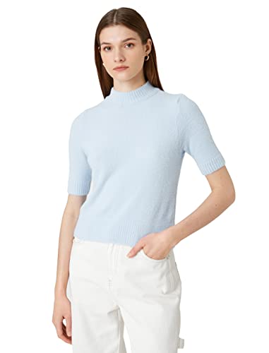 Koton Women Half Turtleneck Short Sleeve Cozy Sweater von Koton