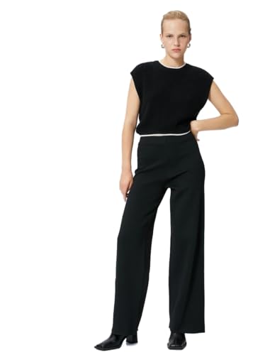 Koton Women Medium Rise Wide Leg Leggings von Koton