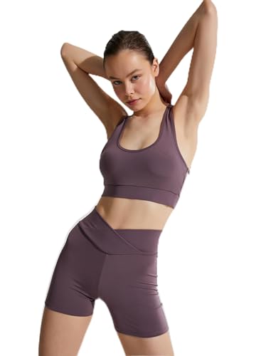 Koton Women Mini Biker Leggings Waist Detail Soft Inside von Koton