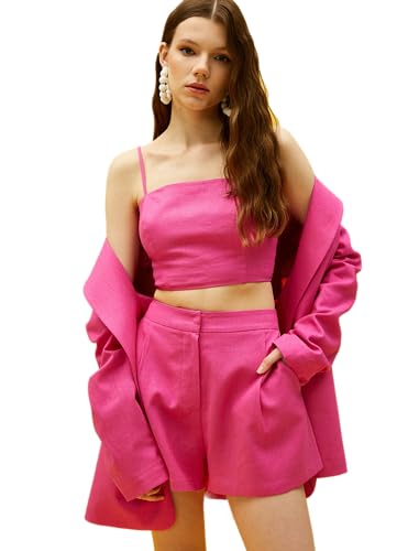 Koton Women Pocket Detail Linen Mix Shorts von Koton