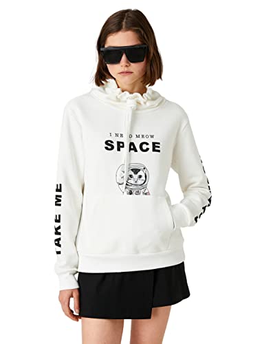 Koton Women Printed Sweatshirt Neck Detail von Koton