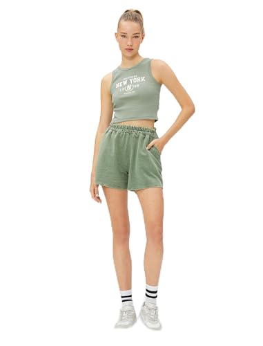 Koton Women Relax Fit Drawstring Basic Shorts von Koton