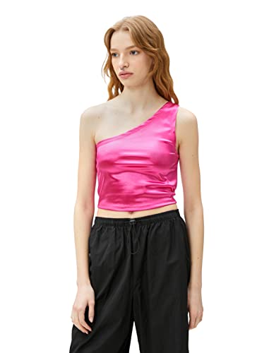 Koton Women Shiny One Shoulder Crop Tanktop von Koton