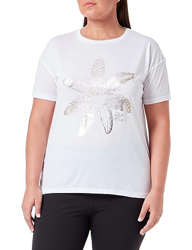 Koton Women Shiny Printed Short Sleeve Crew Neck T-Shirt von Koton