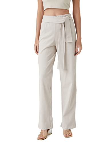 Koton Women Straight Leg Waist Banded Trousers von Koton