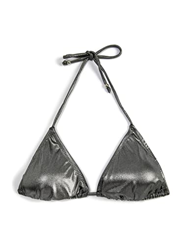 Koton Women Tie Neck Shiny Triangle Bikini Top von Koton