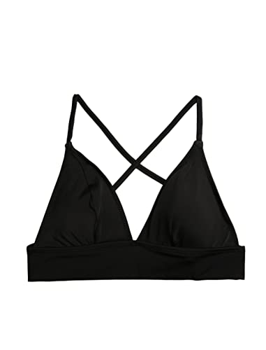 Koton Women Triangle Bikini Top Padded Criss Cross Strappy Detail von Koton