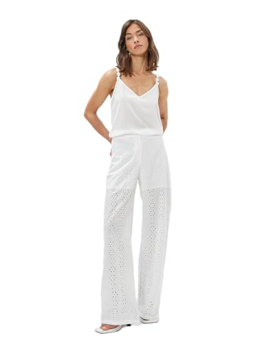 Koton Women Trousers Wide Leg Cut Work Detail Half Lined von Koton