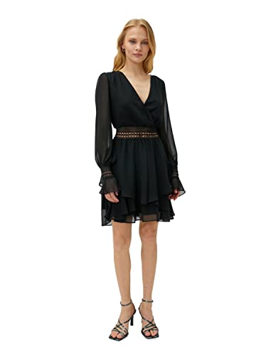 Koton Women Waist Detail Chiffon Mini Party Dress von Koton