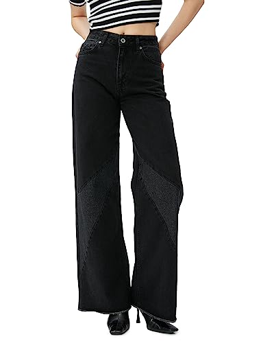 Koton Women Wide Leg High Rise Denim Trousers - Bianca Jean von Koton