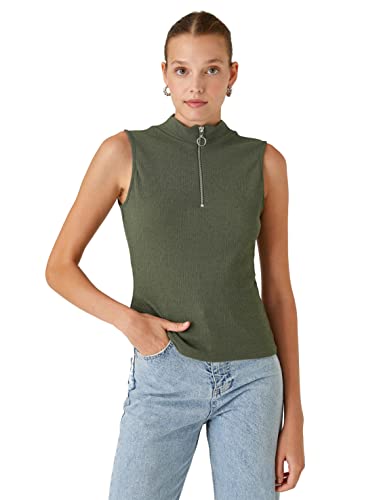 Koton Women Zipper Neck Tank Top von Koton