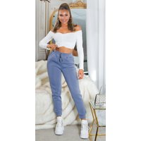 Trendy Highwaist Jogger mit Taschen von KouCla