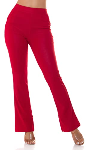 Koucla Basic High Waist Stretch Hose mit Schlag S/M von Koucla