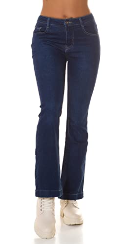 Koucla Casual High Waist Jeans mit Schlag 42 von Koucla