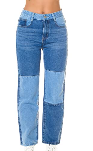 Koucla Crazy Boyfriend Jeans im Patchwork Look 42 von Koucla