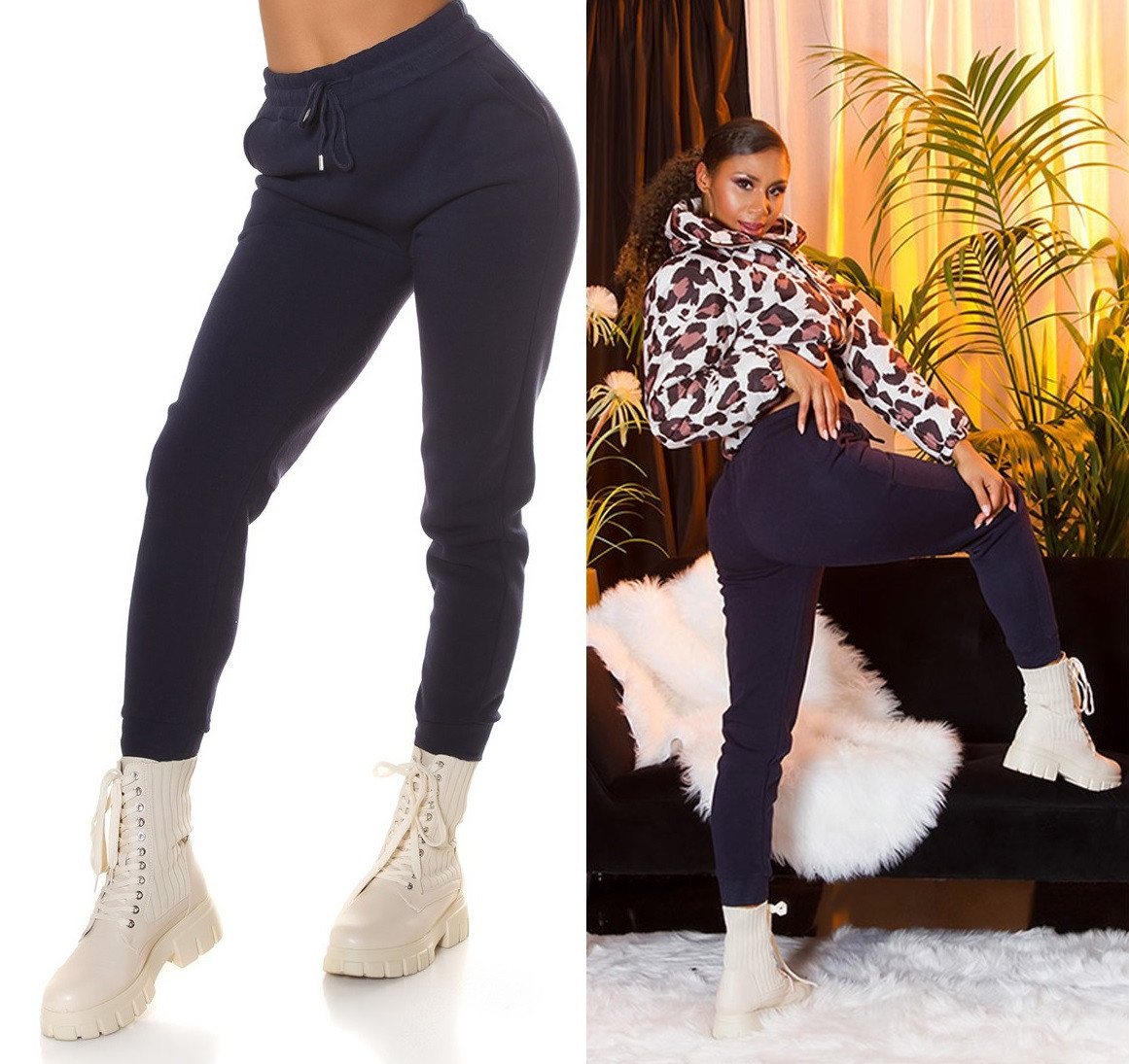 Koucla Jogginghose Freizeithose Sporthose, unifarben Koucla Jogginghose Freizeithose Sporthose, unifarben von Koucla
