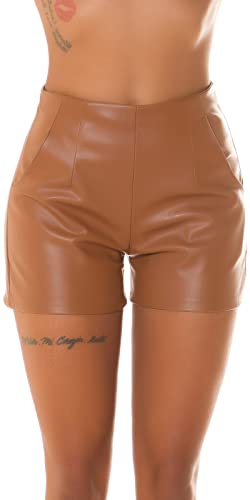 Koucla Kunstleder High Waist Shorts L von Koucla