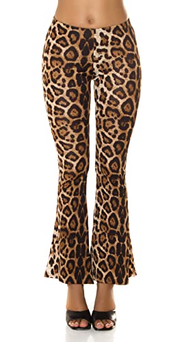 Koucla Leo Printed Leggings mit Schlag S/M von Koucla