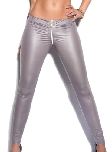 Koucla Party Leggings Wet Look Zipper M/L von Koucla