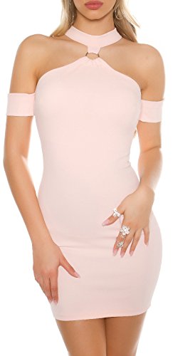 Koucla Schickes Cold-Shoulder-Minikleid mit Halsband-Effekt S von Koucla