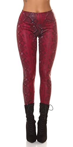 Koucla Snake Printed High Waist Leggings XL/XXL von Koucla