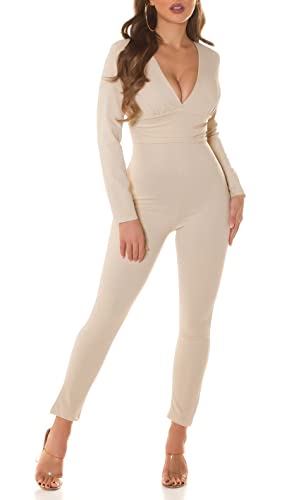 Koucla Uni Business V-Neck Langarm Maxi Jumpsuit L von Koucla