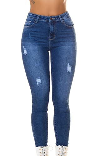 Koucla Used Look High Waist Skinny Jeans 42 von Koucla