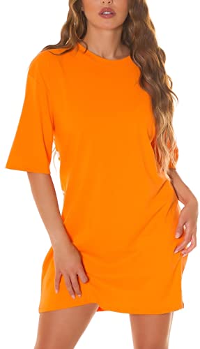 Uni Oversize Long T-Shirt mit Schritzug-Print One Size (Einheitsgröße) von Koucla