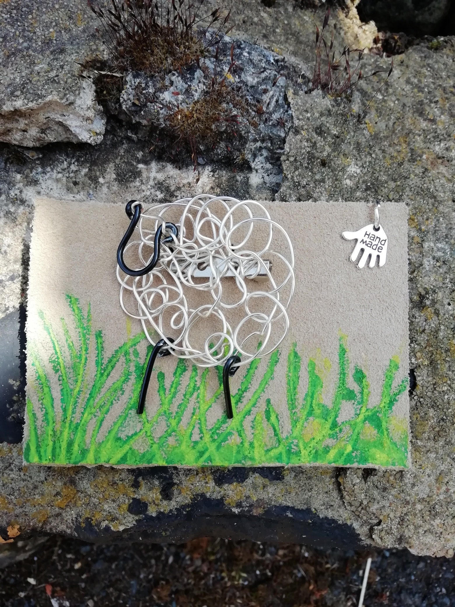 Schaf Brosche Pin Abstrakt Draht Schaf Brosche Pin Abstrakt Draht von KoyaCollection